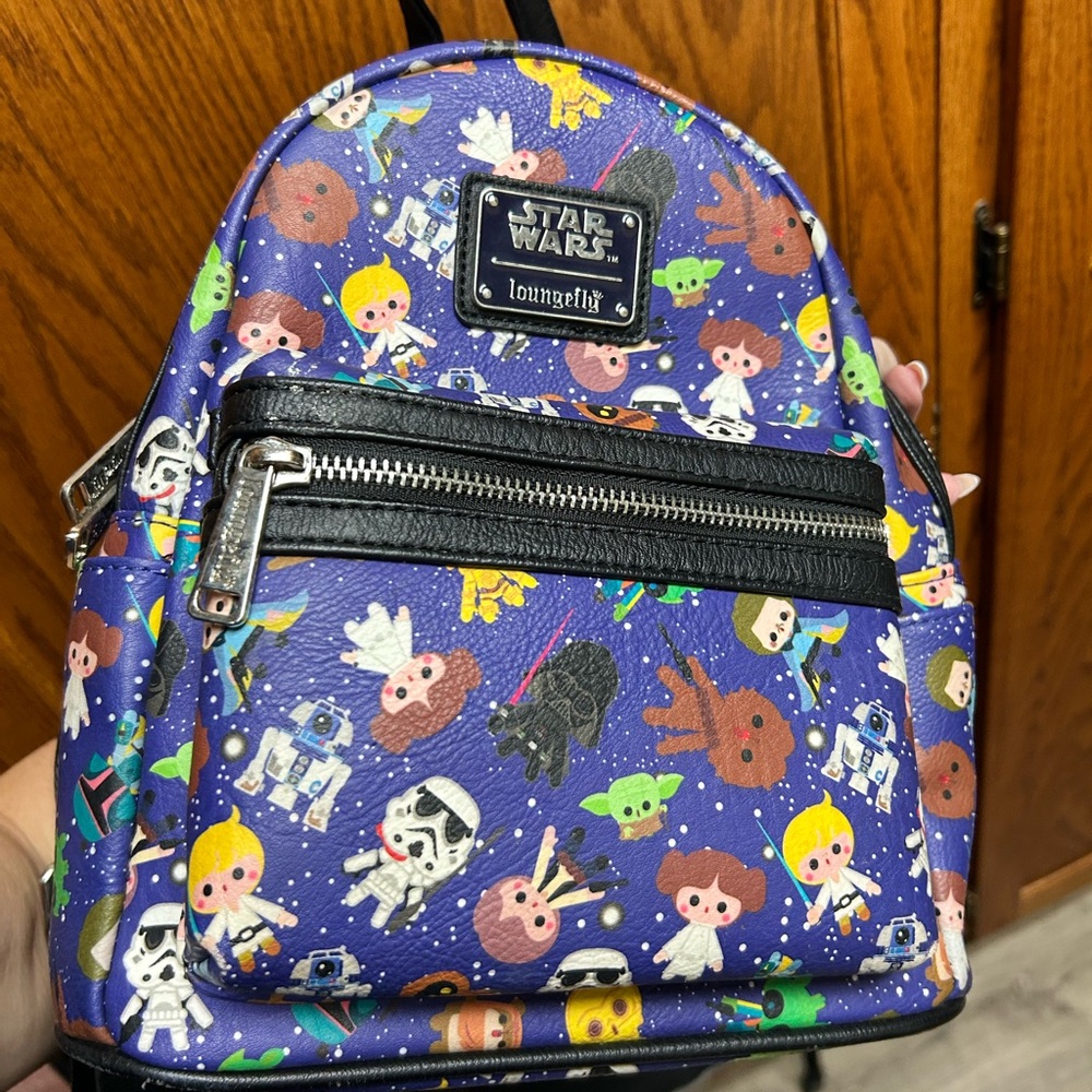 Loungefly Star Wars Character Backpack - Purple